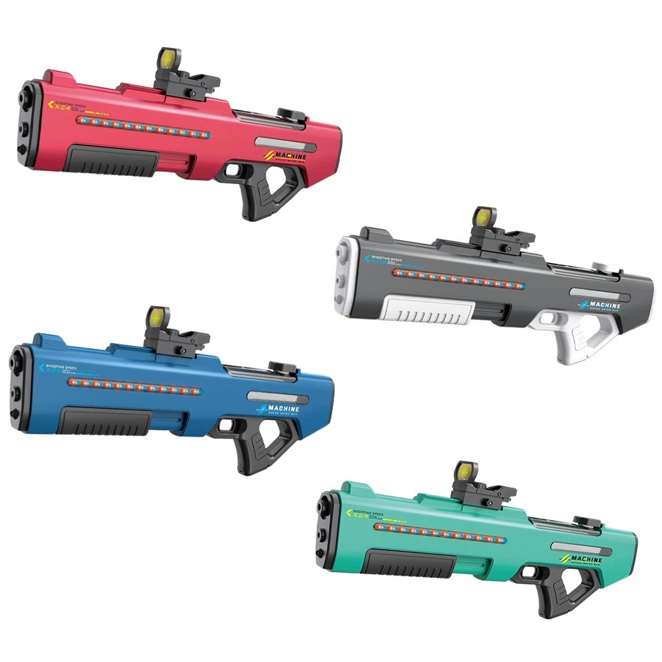 Automatic Suction Electric And Manual Shooting Water Gun With Lighting