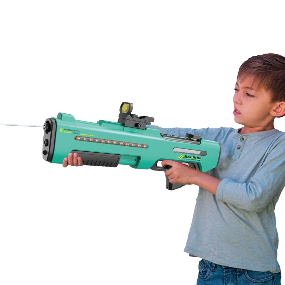 Automatic Suction Electric And Manual Shooting Water Gun With Lighting