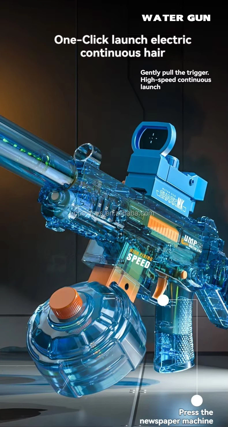 Automatic Water Gun With Cool Muzzle Lights