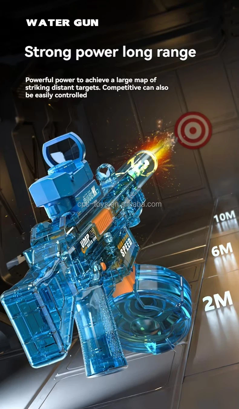 Automatic Water Gun With Cool Muzzle Lights