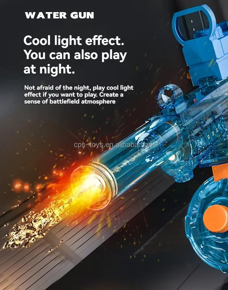 Automatic Water Gun With Cool Muzzle Lights