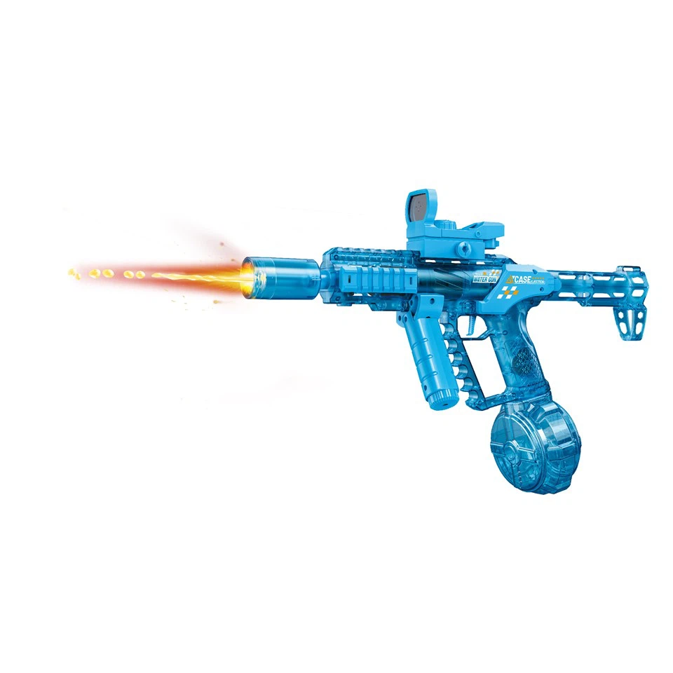 Electric Continuous Firing Water Gun With Transparent Nozzle Body