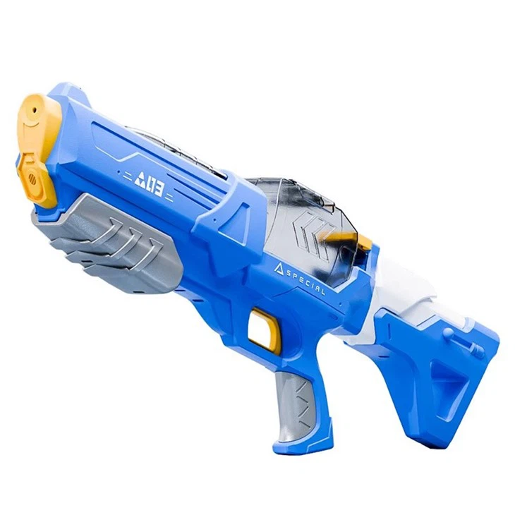 Hand integrated automatic water absorbing gun with illuminated muzzle and electric water gun