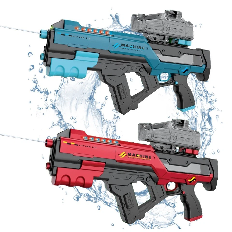 Electric Water Gun With Automatic Water Absorption And Light