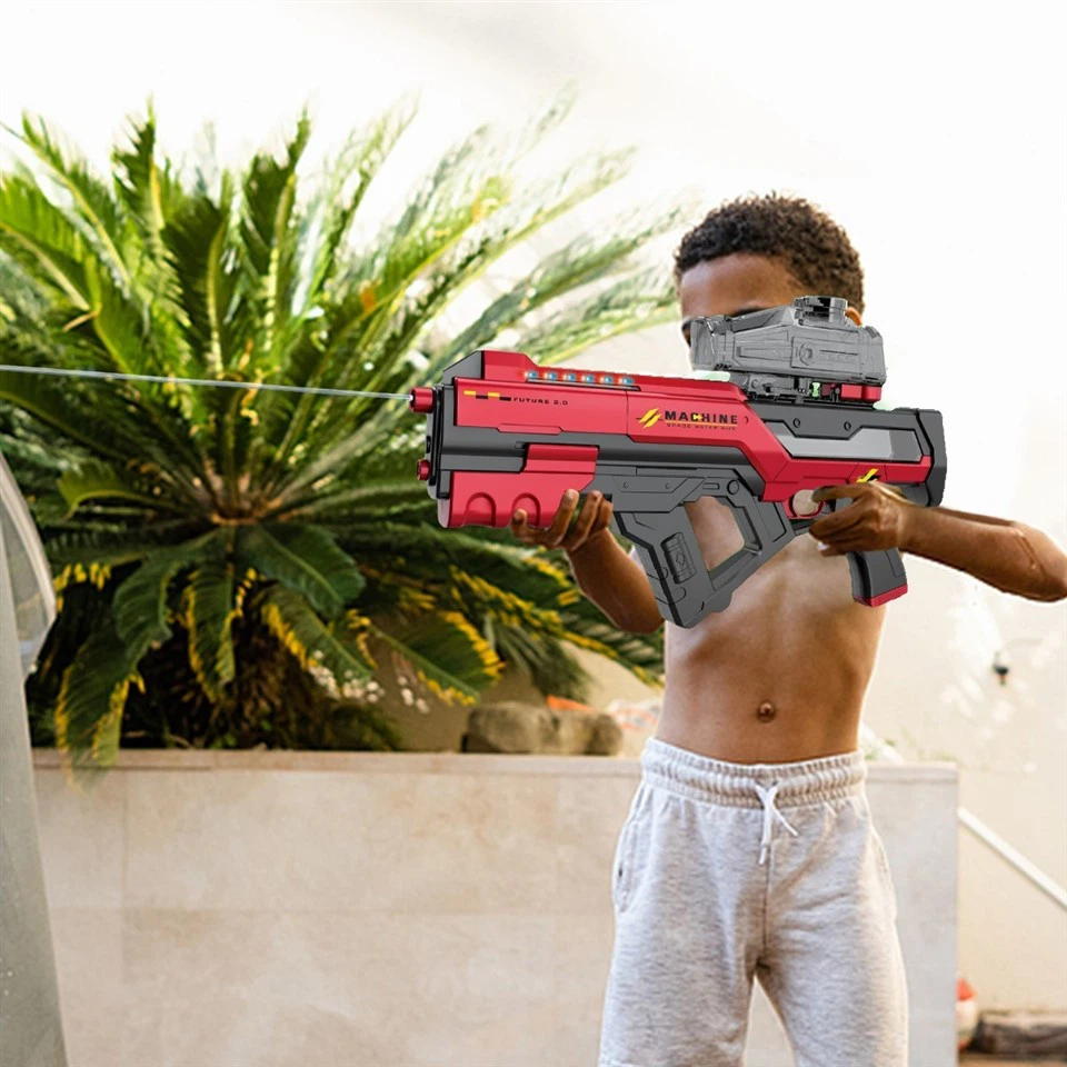 Electric Water Gun With Automatic Water Absorption And Light