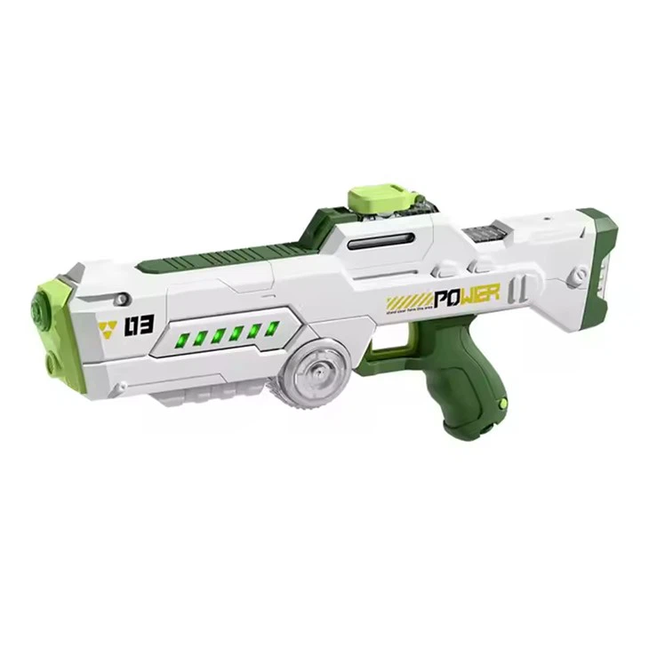 Light emitting muzzle, automatic water absorbing gun body, light emitting electric water gun