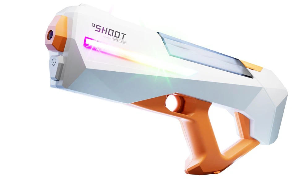 Gun Body With Light And Electric Continuous Firing Water Gun