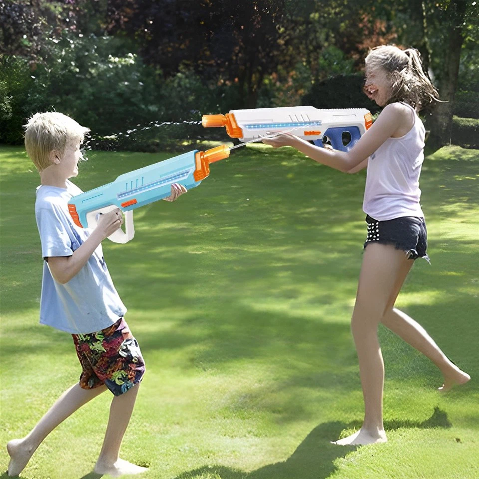 Gun Body With Light, Muzzle Emitting Electric Water Gun