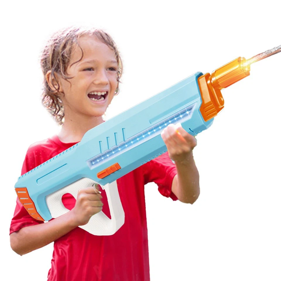 Gun Body With Light, Muzzle Emitting Electric Water Gun