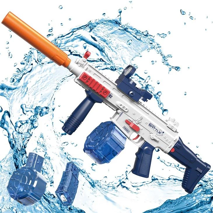Rechargabel Scar Electric Squirt Gun With Magazine&Drum
