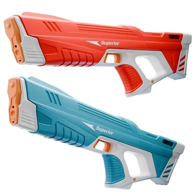Can display battery level, automatically absorb water, electric water gun