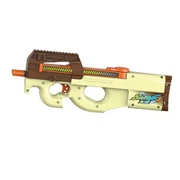 Electric water gun with DIY stickers