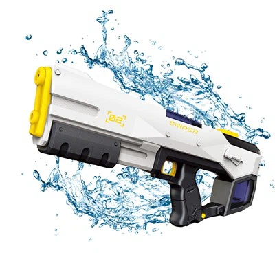 Electric Water Gun Automatically Absorbs Water, Blue And Red