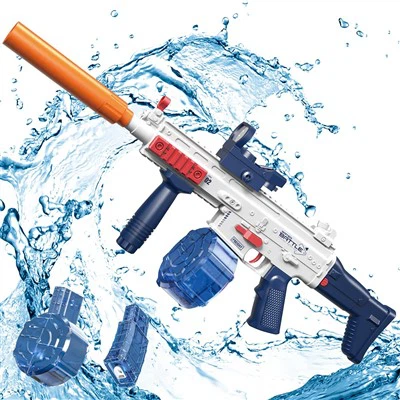Rechargabel Scar Electric Squirt Gun With Magazine&Drum