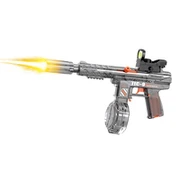 Transparent Gun Body, Muzzle Emitting Light, Large Capacity Electric Continuous Firing Water Gun