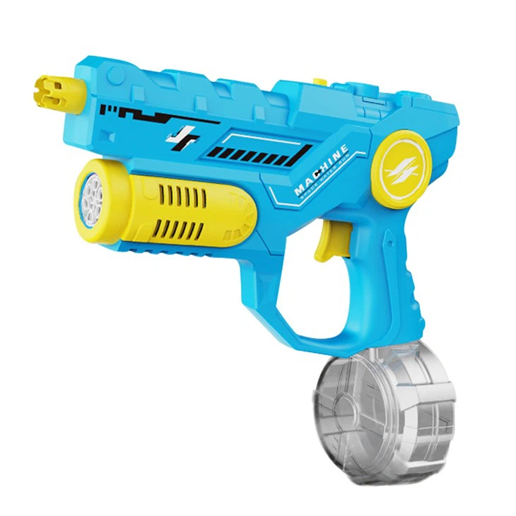 Electric water gun that can spray bubbles and water