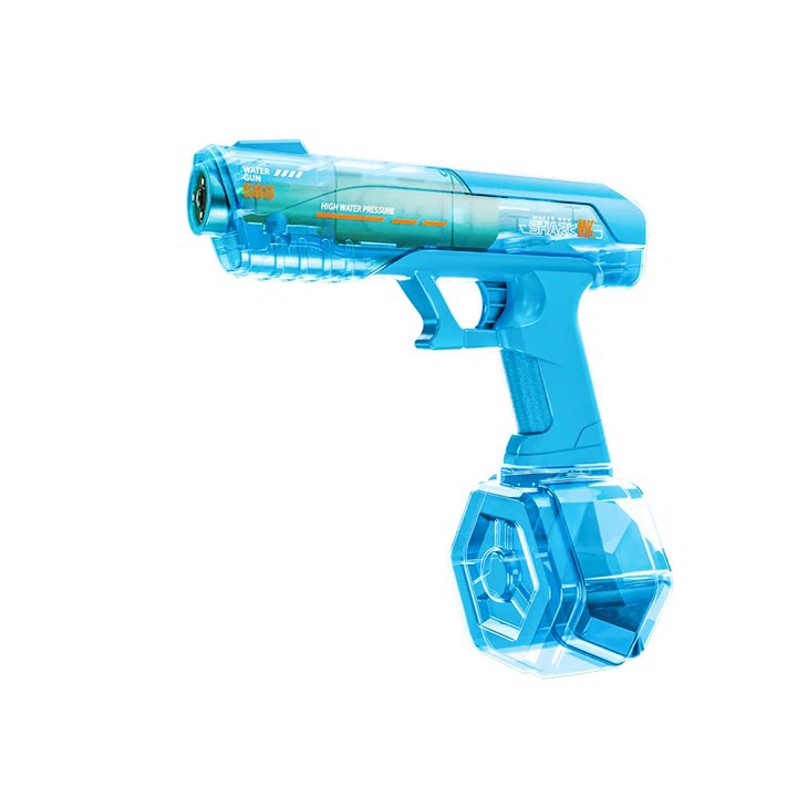 Linkage chambered muzzle glowing transparent body electric water gun