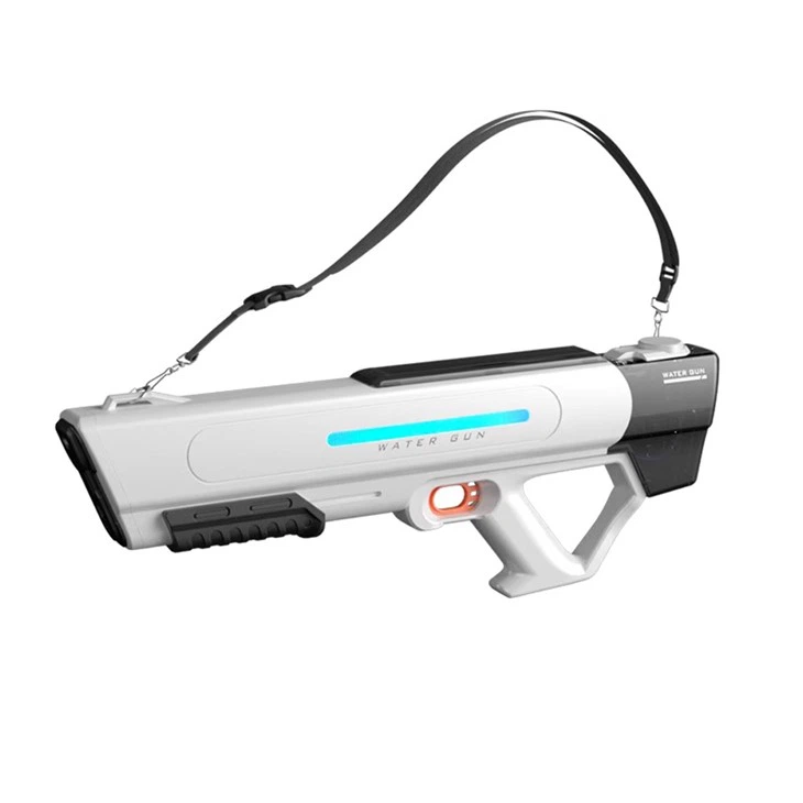 Hand integrated water gun with light