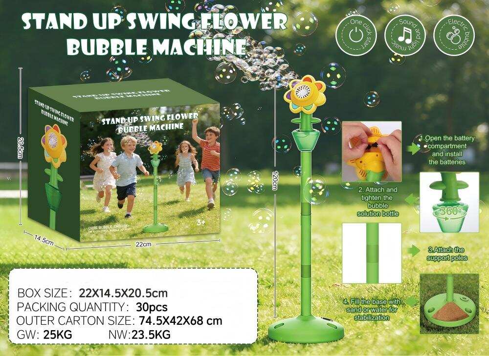 Sunflower Bubble Maker with Lights