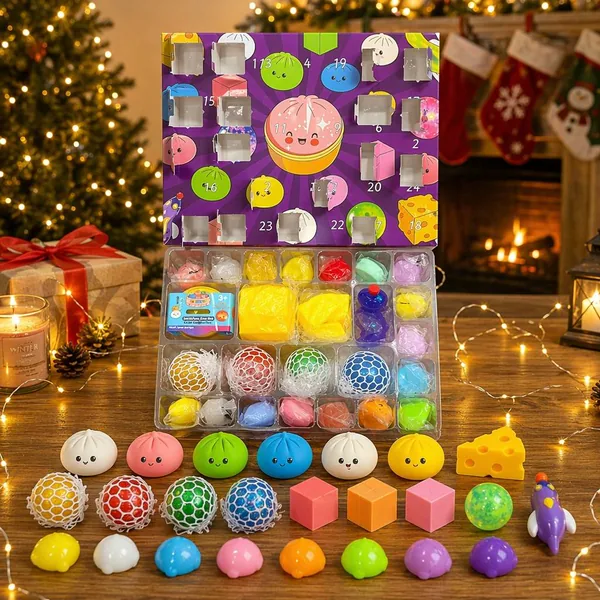 CPS350807 Mystery Baozi 24-Day Fidget Squishy Countdown Calendar