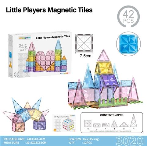 CPS351660 7.5 Magnetic Star-Diamond Blocks – 42 Pieces