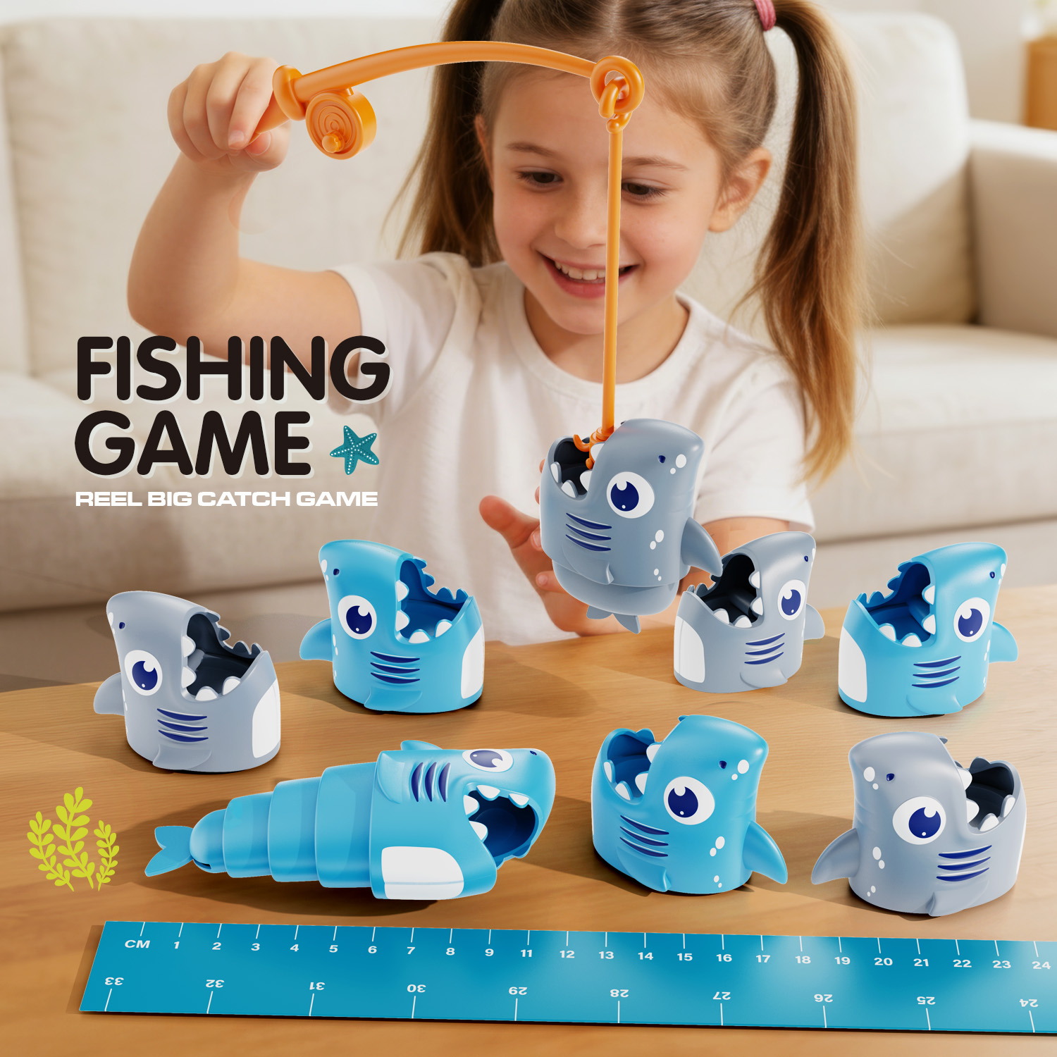 CPS345264 Magnetic Fishing Game 72PCS image