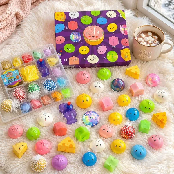 CPS350807 Mystery Baozi 24-Day Fidget Squishy Countdown Calendar